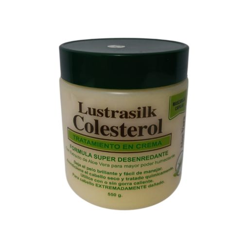 Imagen de MASCARILLA CAPILAR LUSTRASILK  COLESTEROL CON ALOE VERA 550.00 G