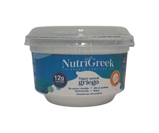 Imagen de YOGURT GRIEGO NUTRI GREEK NATURAL 150.00 G