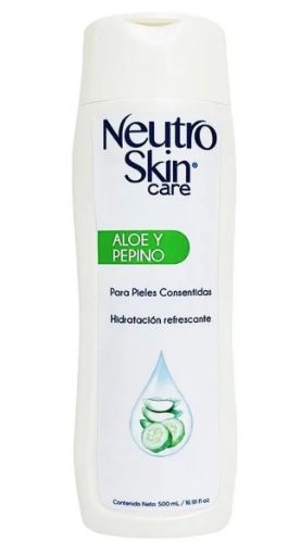 Imagen de GEL DE BAÑO NEUTRO SKIN CARE PIEL HIDRATADA  ALOE Y PEPINO 500.00 ML