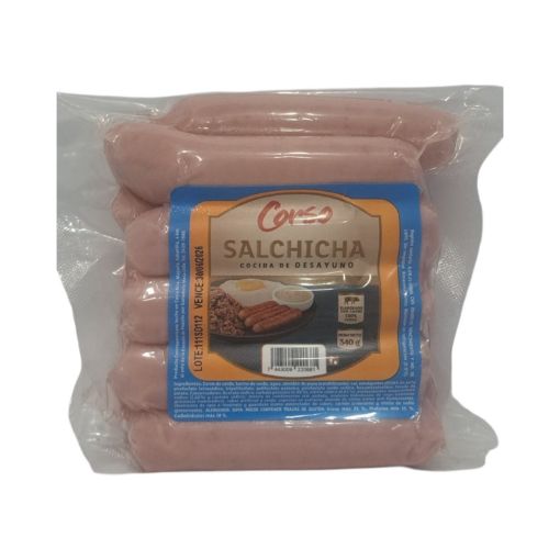 Imagen de SALCHICHA CORSO DE DESAYUNO 10 UND 340.00 G