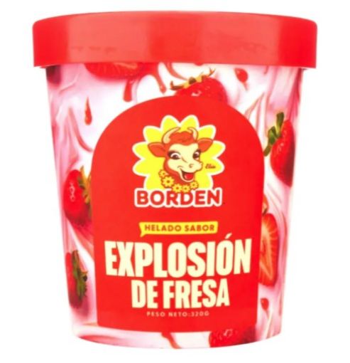 Imagen de HELADO BORDEN DE FRESA 320.00 G