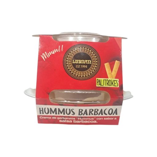 Imagen de DIP LUBNAN HUMMUS BARBACOA CON PALITROKES 150 G