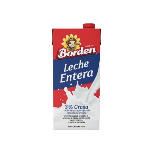 Imagen de LECHE ENTERA BORDEN 3% GRASA 1000.00 ML