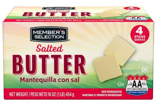 Imagen de MANTEQUILLA MEMBERS SELECTION CON SAL 4 PPACK 454 G
