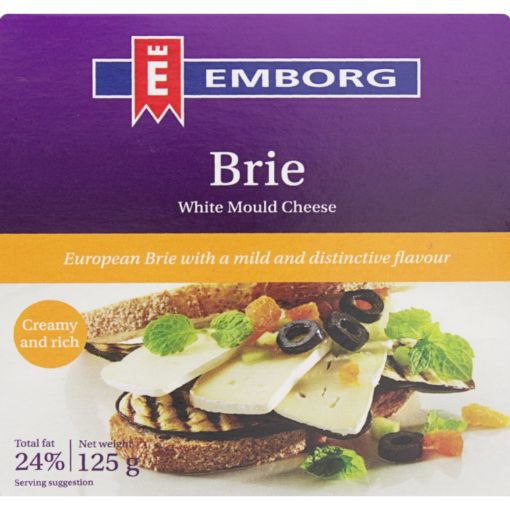 Imagen de  QUESO EMBORG BRIE 125.00 G