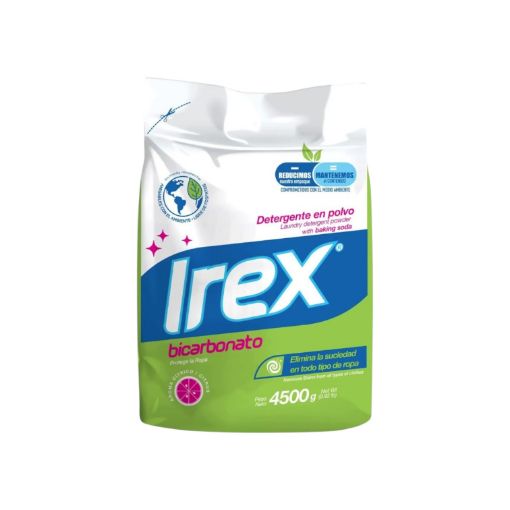 Imagen de DETERGENTE EN POLVO IREX BICARBONATO 4500.00 G