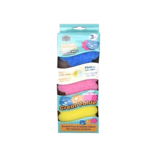 Imagen de ESPONJA  PARA LIMPIEZA WONDER HOUSE 3 PZS # 733-03002 