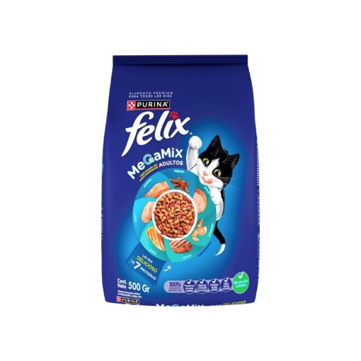 Imagen de ALIMENTO FELIX MEGAMIX ADULTOS  500.00 G